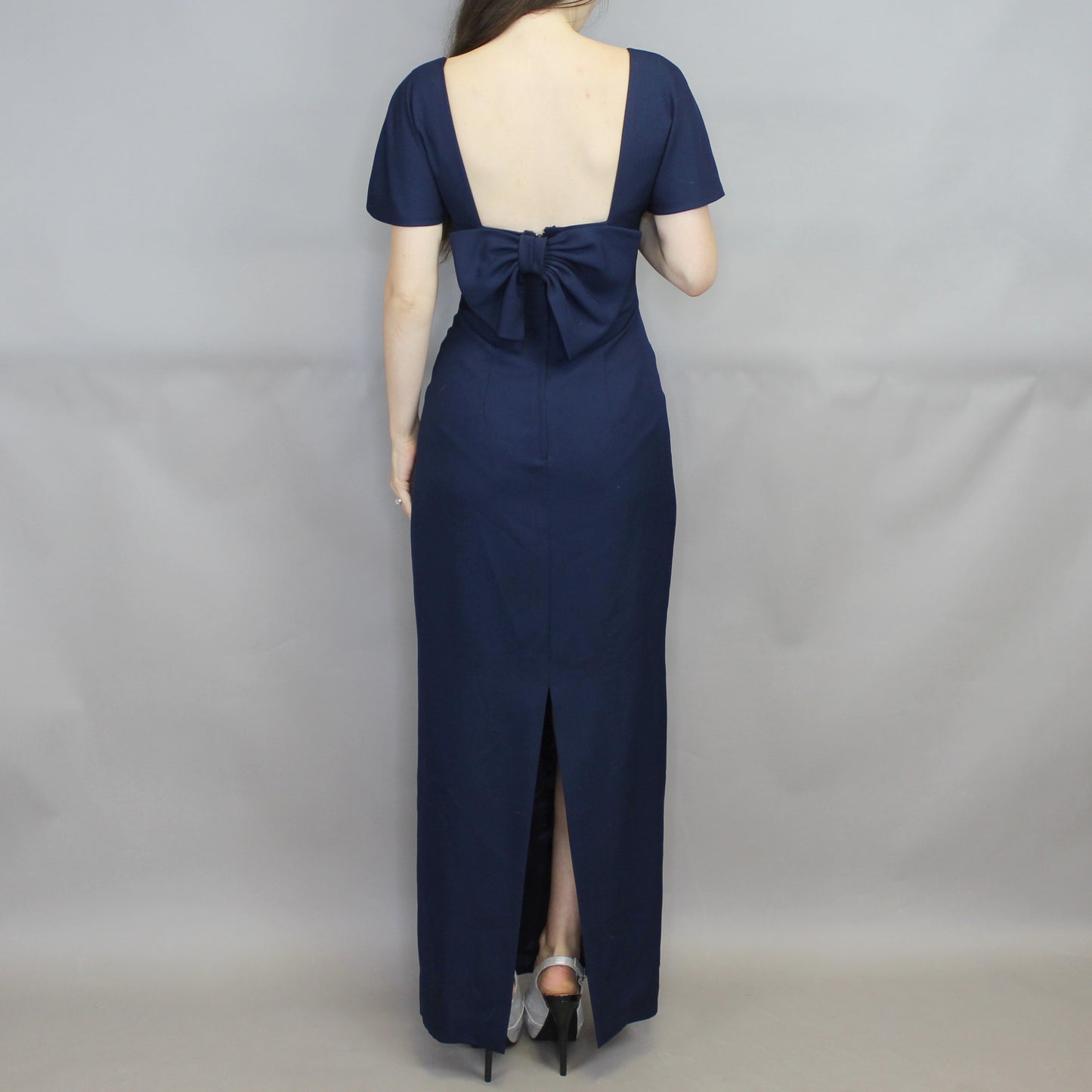 Vintage 80s Simple Elegant Evening Gown by House of Bianchi