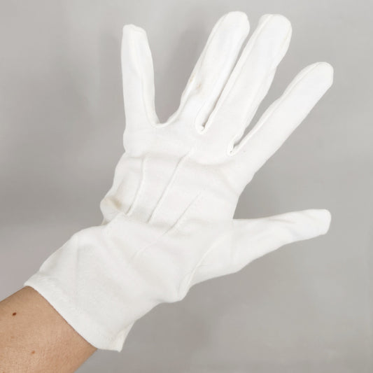 Vintage 60s Simple White Gloves