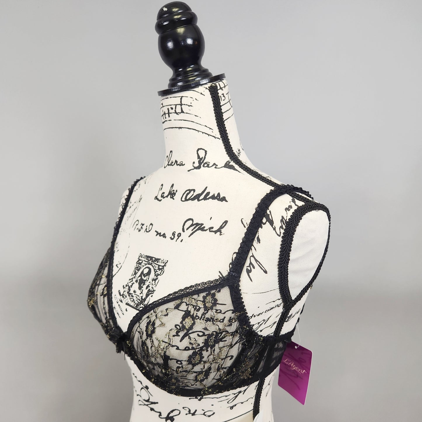 Deadstock NWT L'Agent Agent Provacateur Monica & Penelope Cruz Discontinued Lace Bra