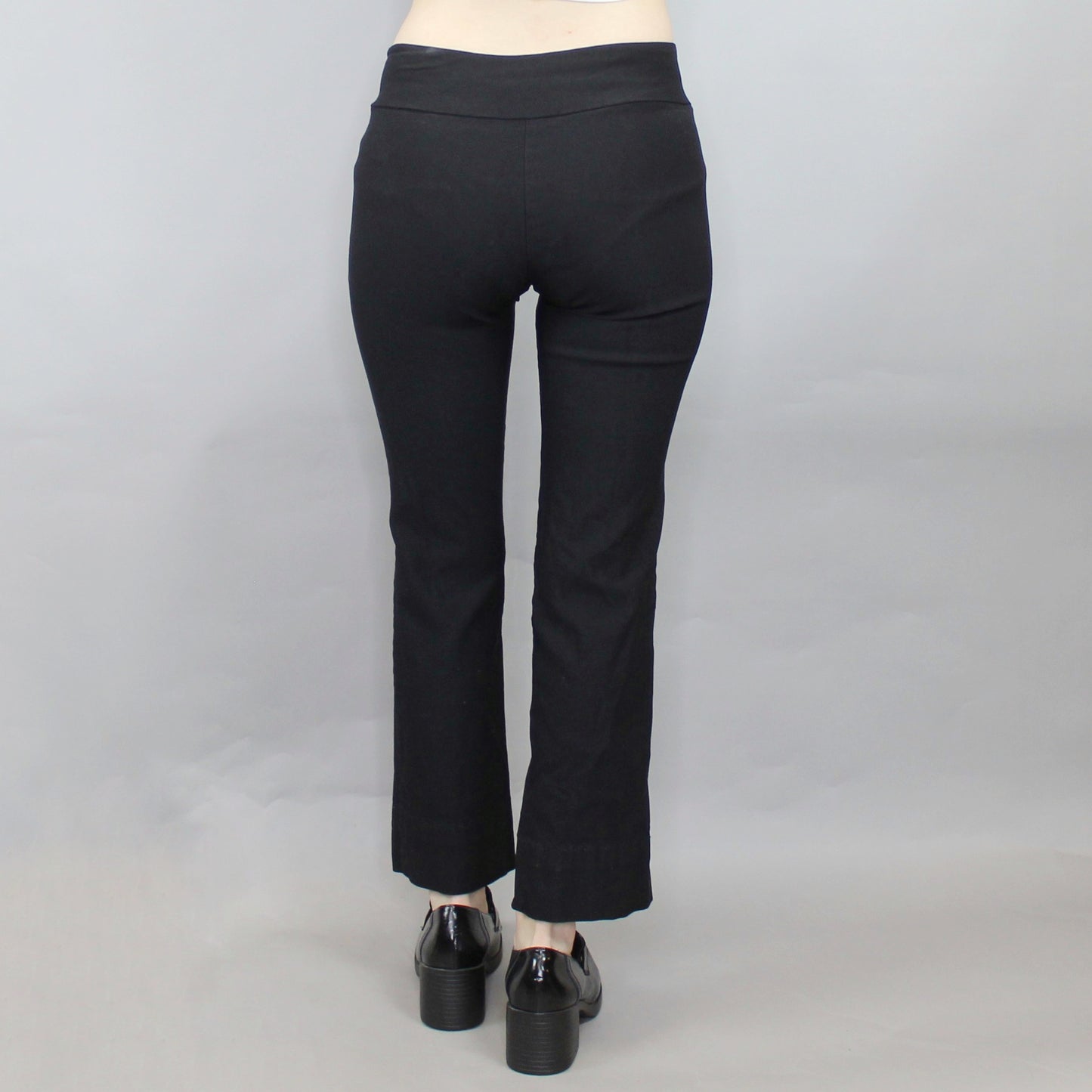 Vintage Y2k Low Rise Boot Cut Black Pants by Iz Byer