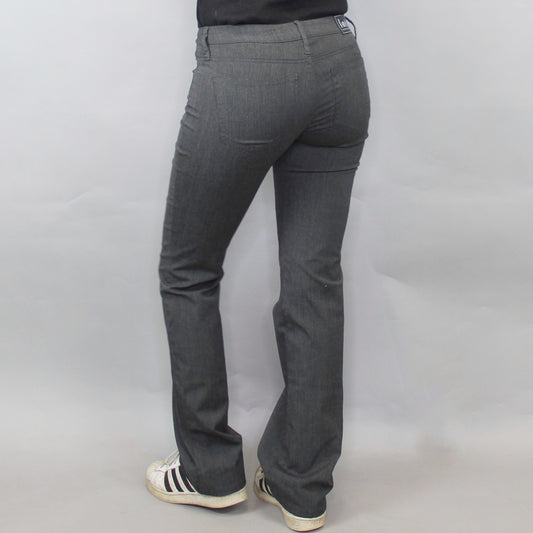 Vintage Y2k Pinstriped Bootcut Low-rise Pants by L.e.i.