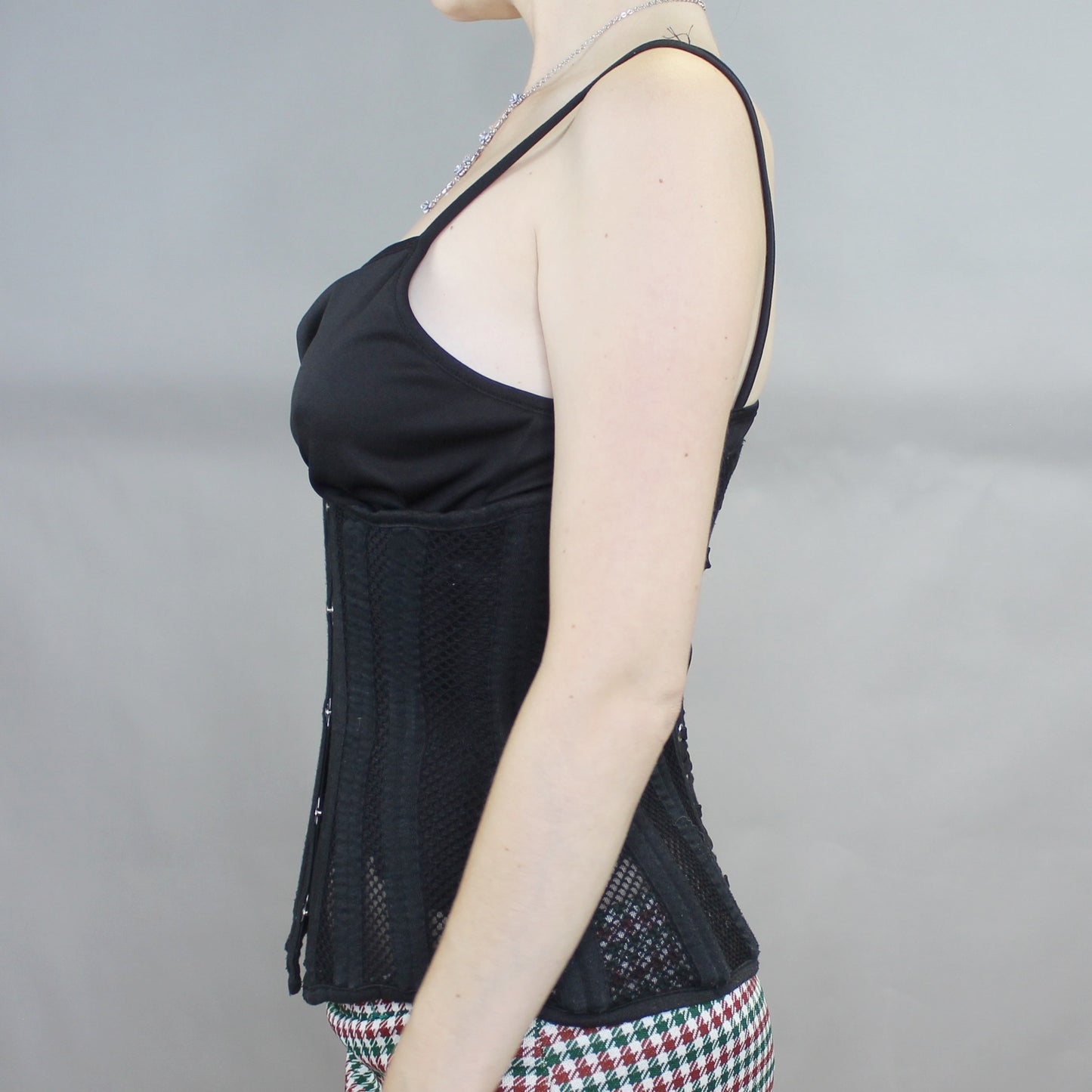 ShaperX Double Steel Boned Mesh Corset