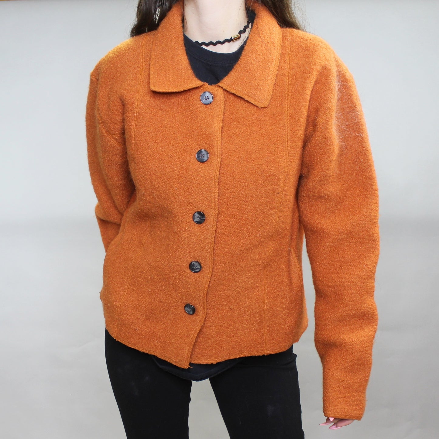 Vintage 90s Wool Jacket by Herman Geist