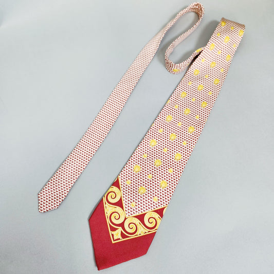 Vintage 90s Gianni Versace Silk Medusa Head Tie