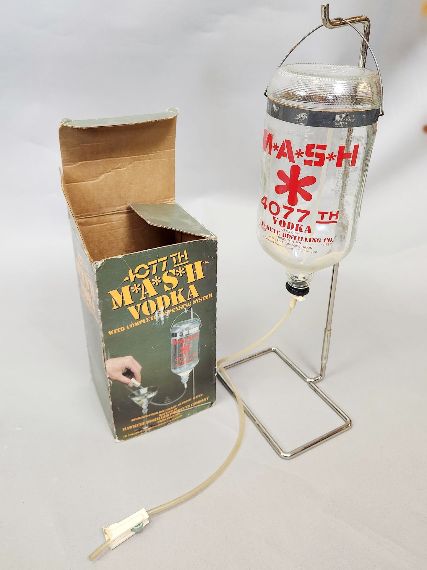 Vintage 80s 4077th M*A*S*H Vodka IV Dispenser