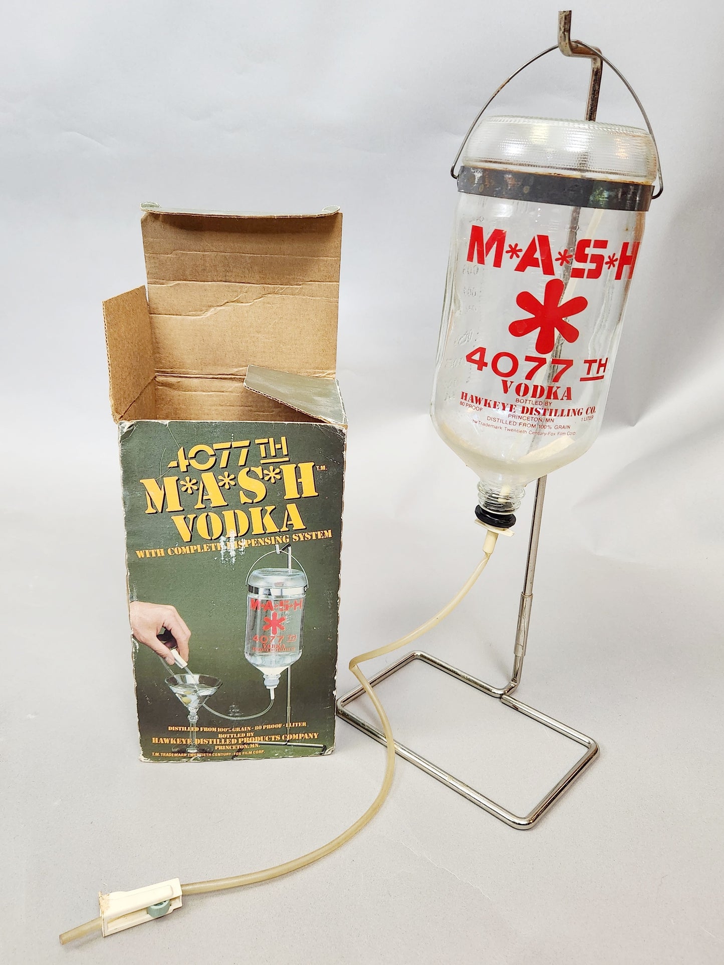 Vintage 80s 4077th M*A*S*H Vodka IV Dispenser