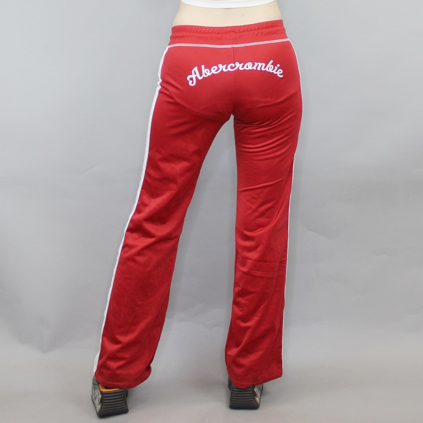 Vintage Y2k Sporty Track Pants Low Rise Flares by Abercrombie
