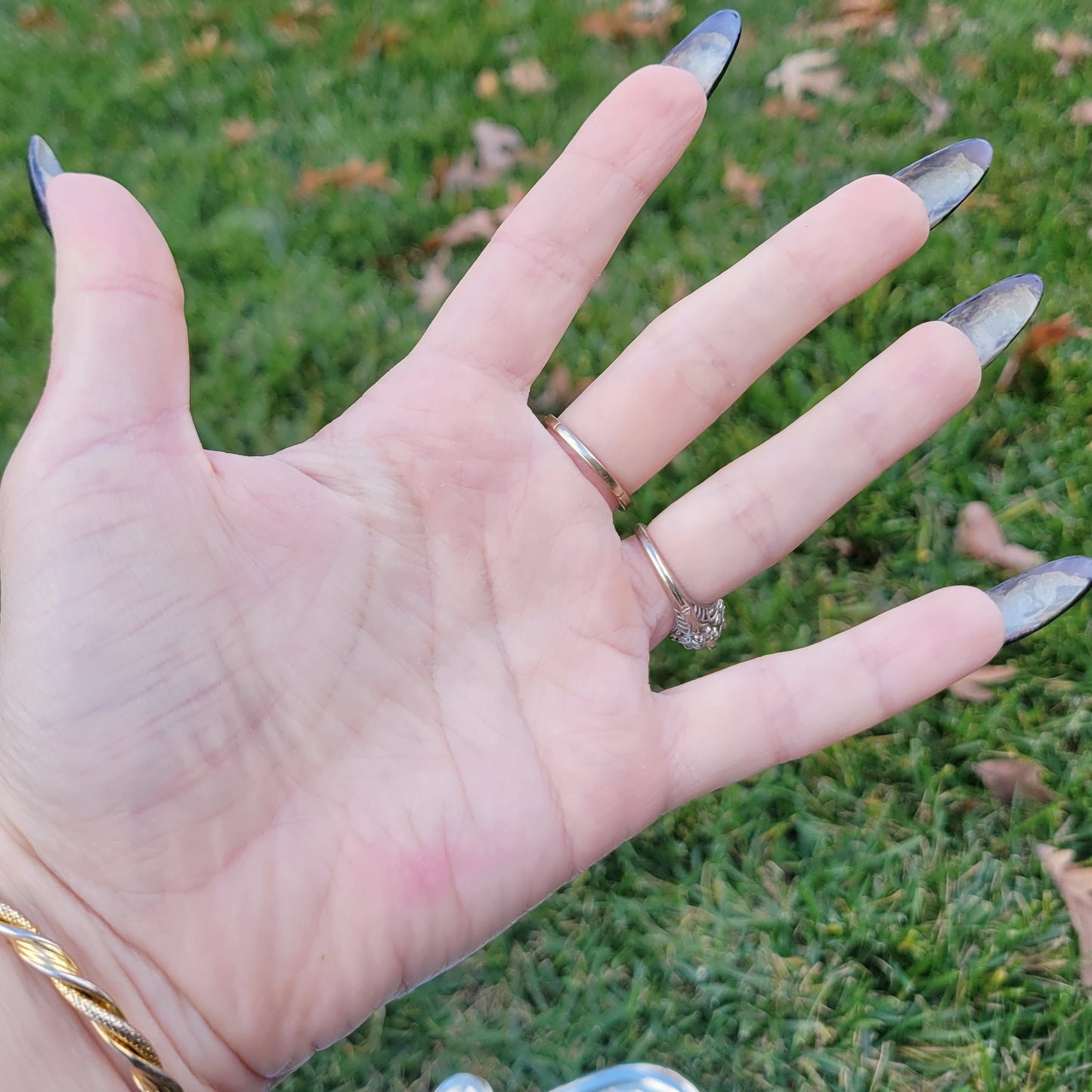 Vintage 40s 14k Gold Diamond Engagement Ring