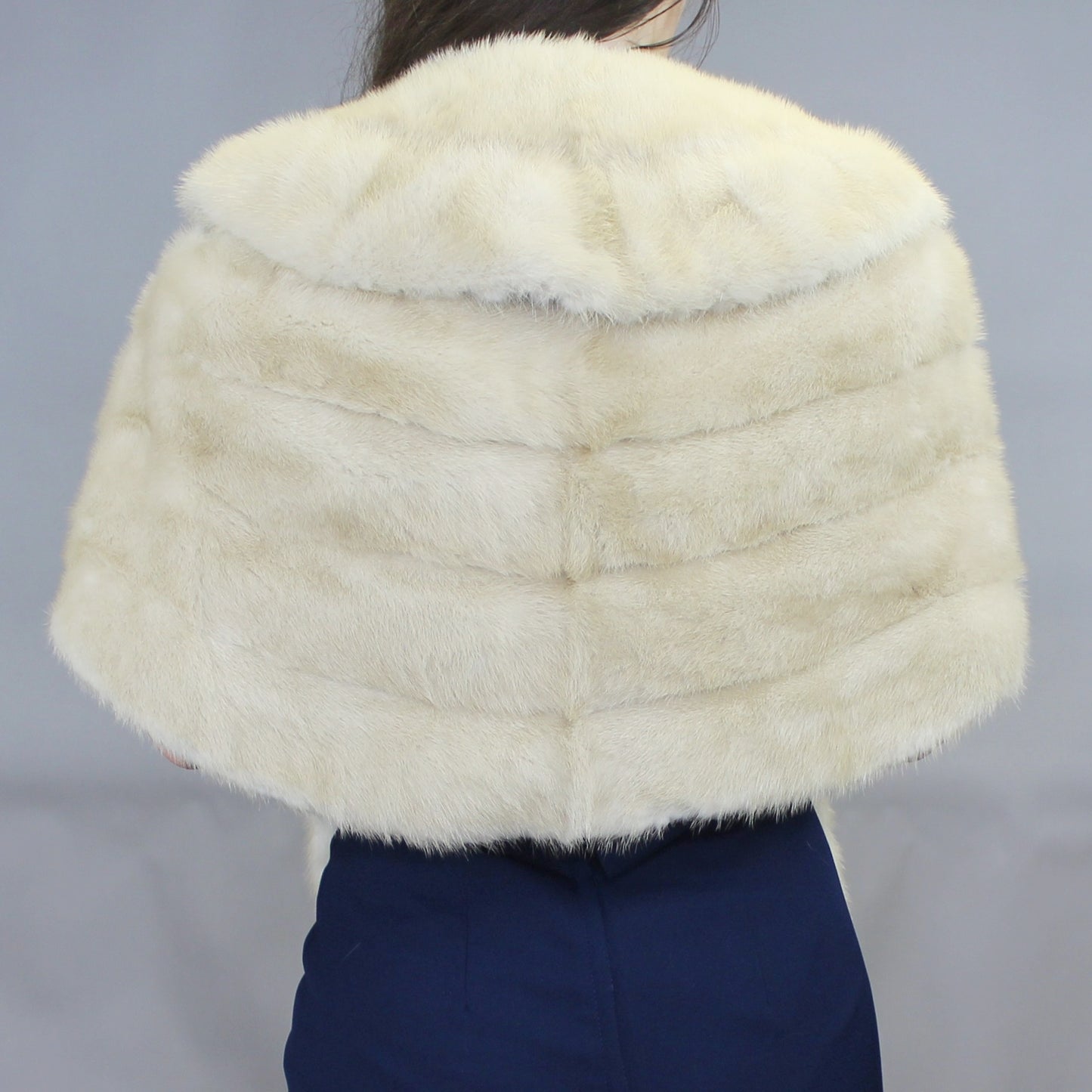 Vintage 50s Blonde Mink Fur Stole by Kent-Fisher Furs