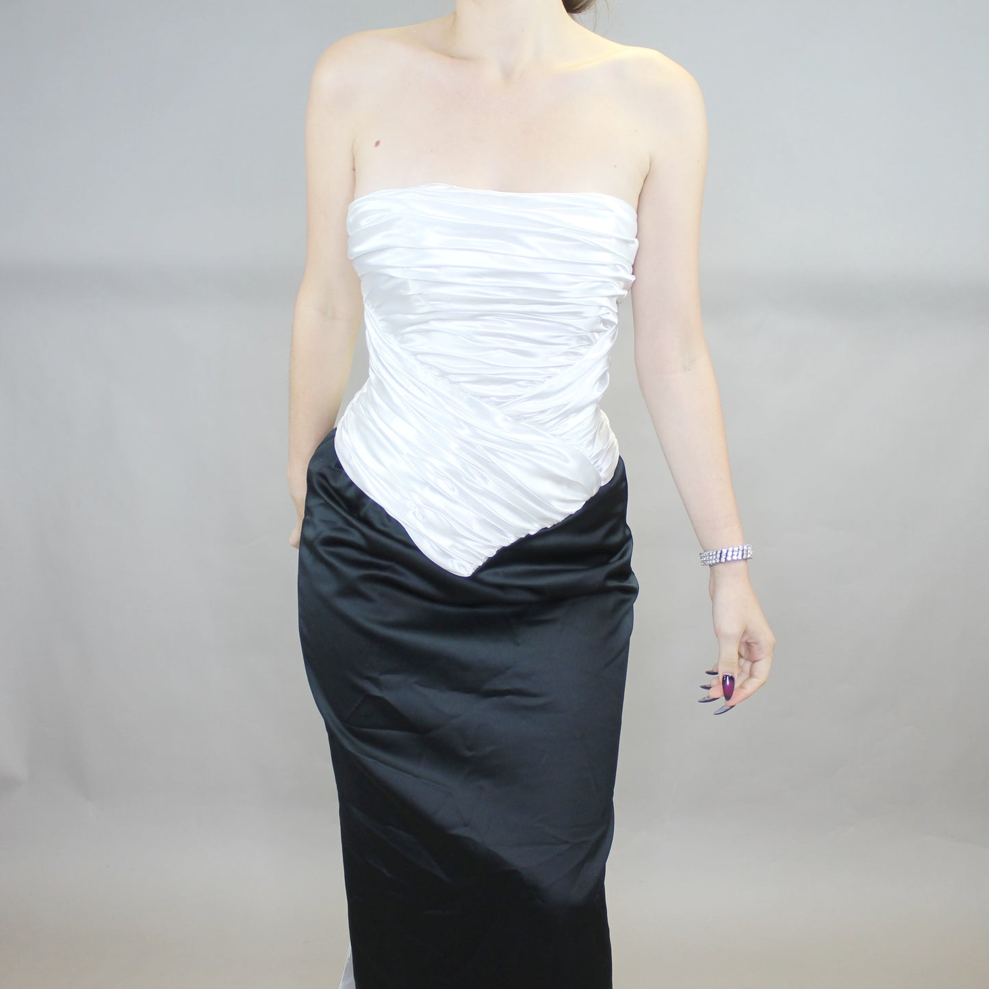 Vintage 80s Classy Evening Gown from After Five by Saks Fifth Avenue