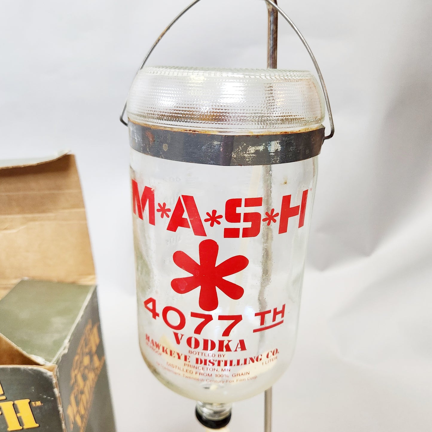 Vintage 80s 4077th M*A*S*H Vodka IV Dispenser