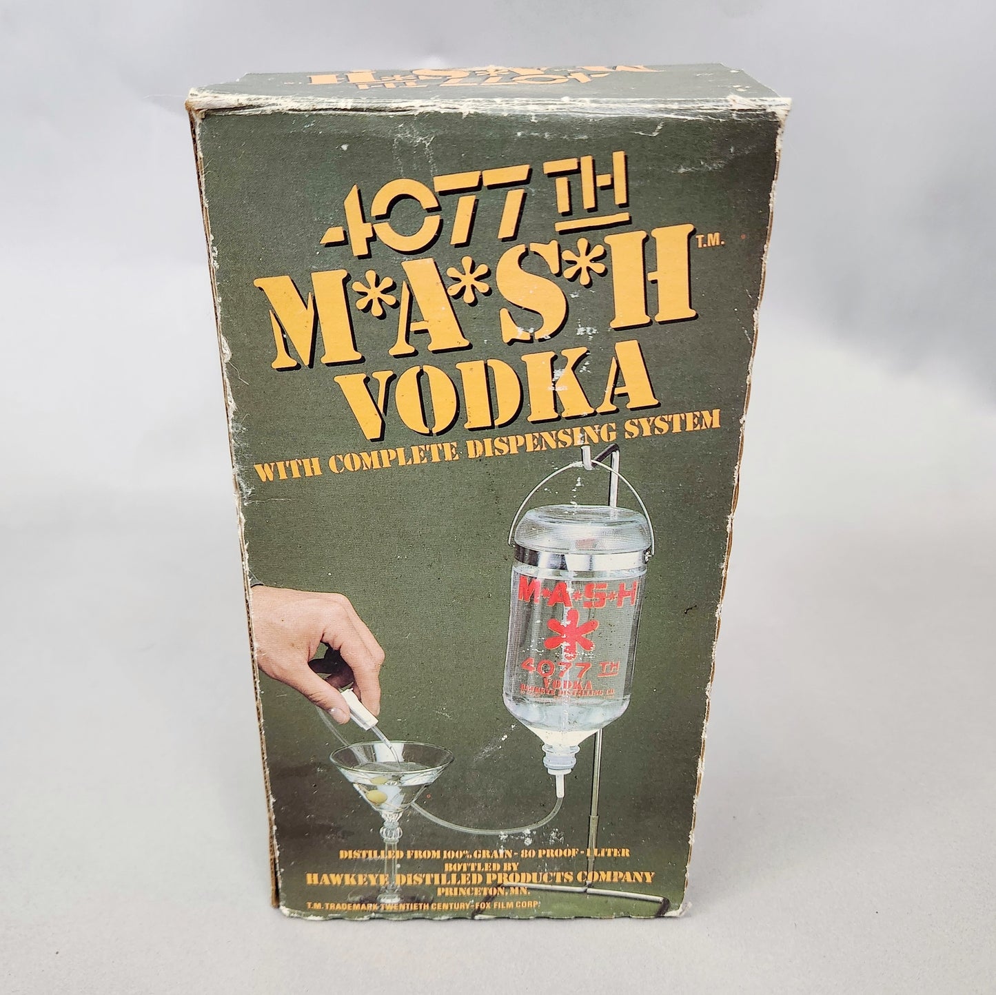 Vintage 80s 4077th M*A*S*H Vodka IV Dispenser