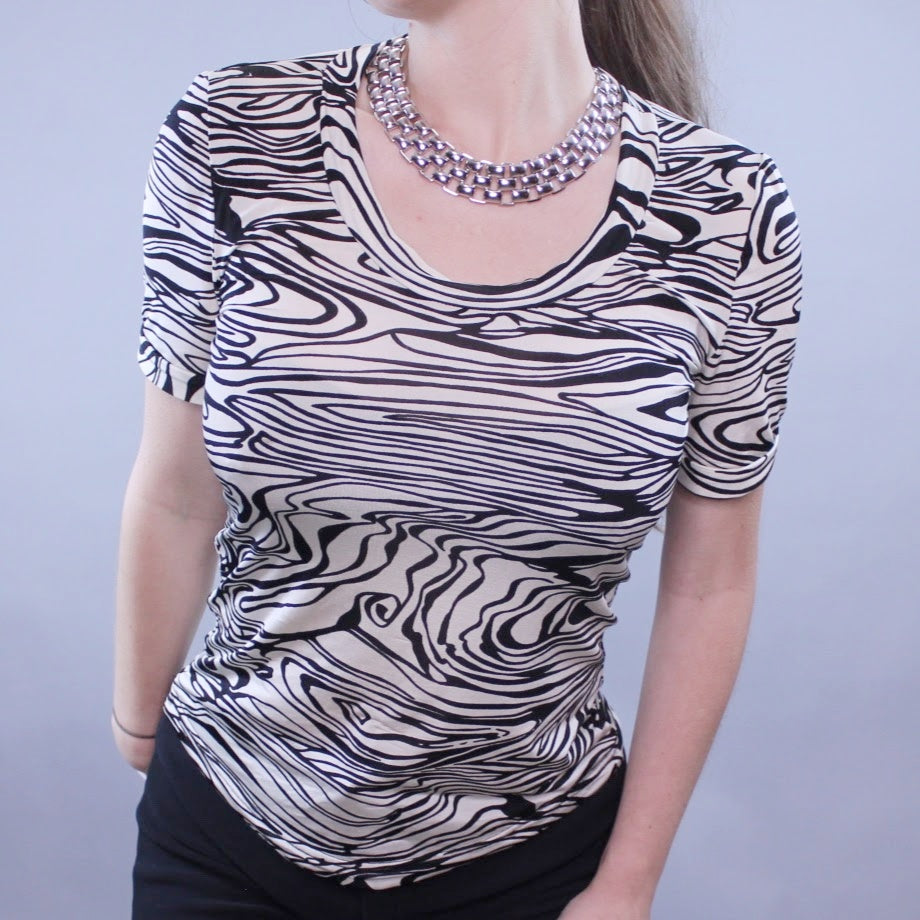 Vintage Y2k Dolce & Gabbana J&ans All Over Print Tee