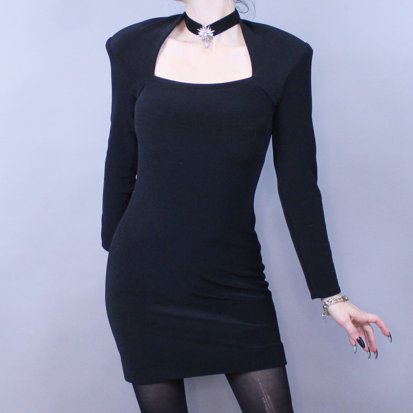 Vintage 80s Bodycon Cocktail Dress from Susan by Night