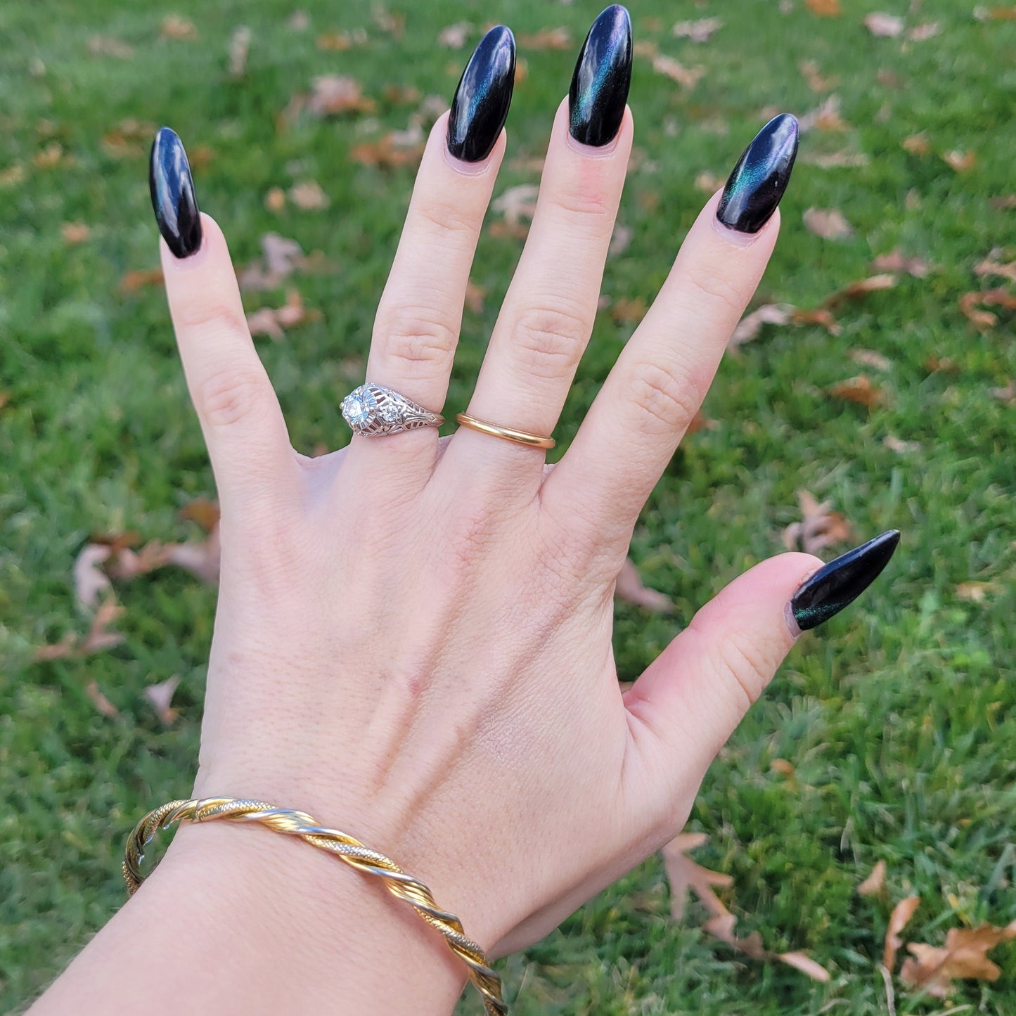 Vintage 40s 14K Gold Wedding Band by Lohengrin