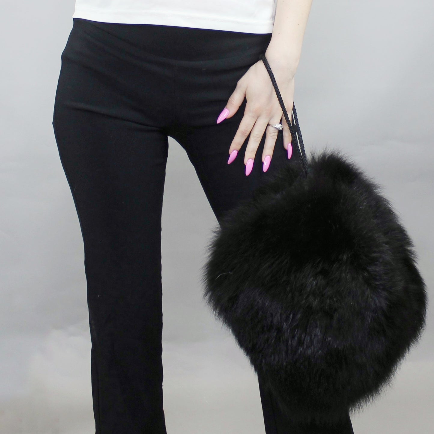 Vintage 60s Luxurious Fur Muff Purse