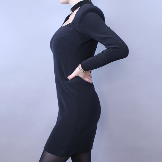 Vintage 80s Bodycon Cocktail Dress from Susan by Night