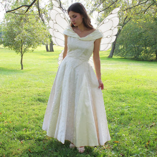 Vintage 50s Renaissance Style Ballgown Prom/Wedding Dress Specially Designed and made by Cassie Blome