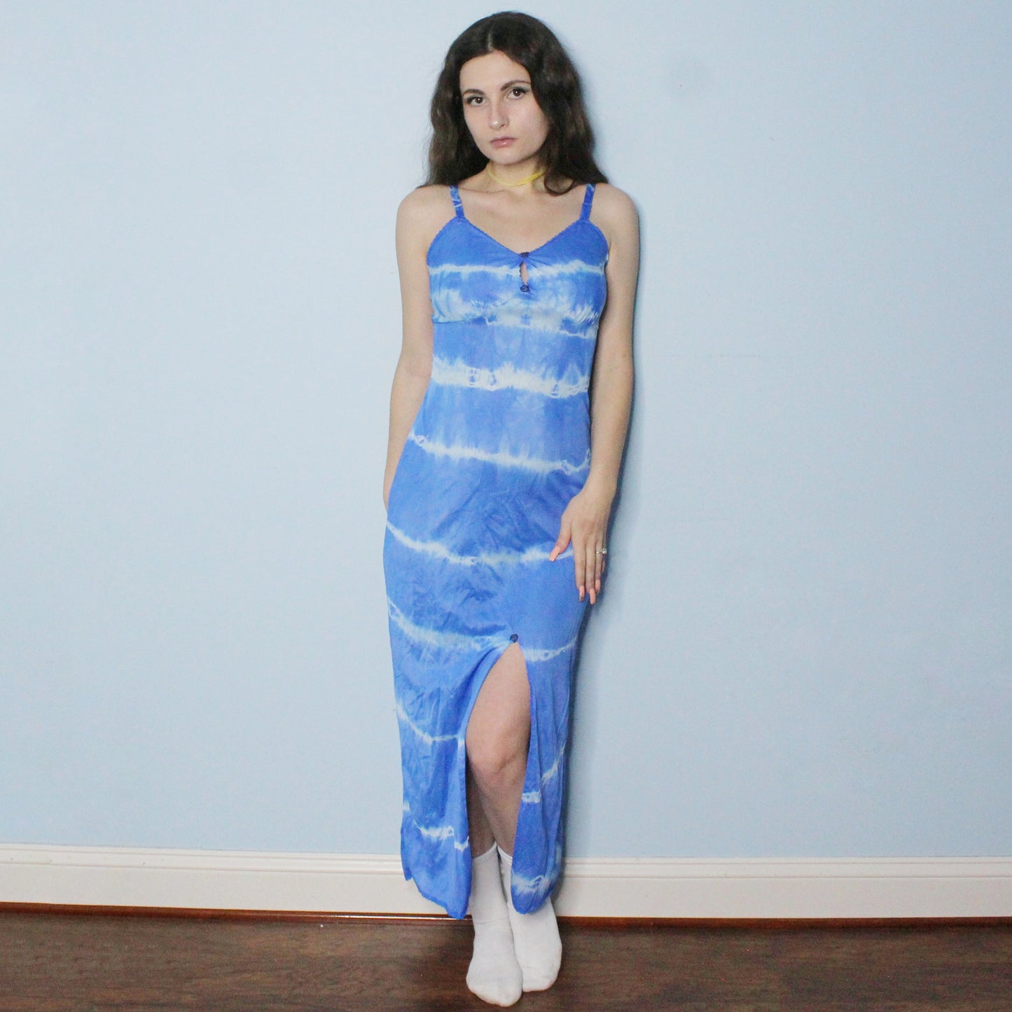 Reworked Vintage 80's Hand Dyed Nightgown by Camelot Apparel Inc.