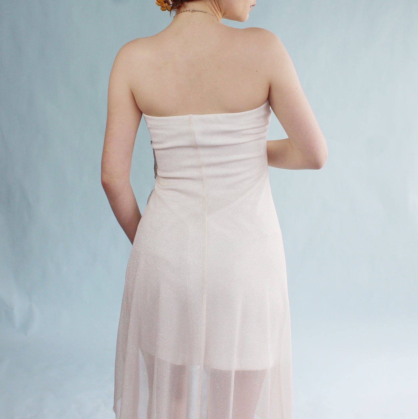 Vintage Y2k Angelic Hi-low Prom Dress by Teeze Me