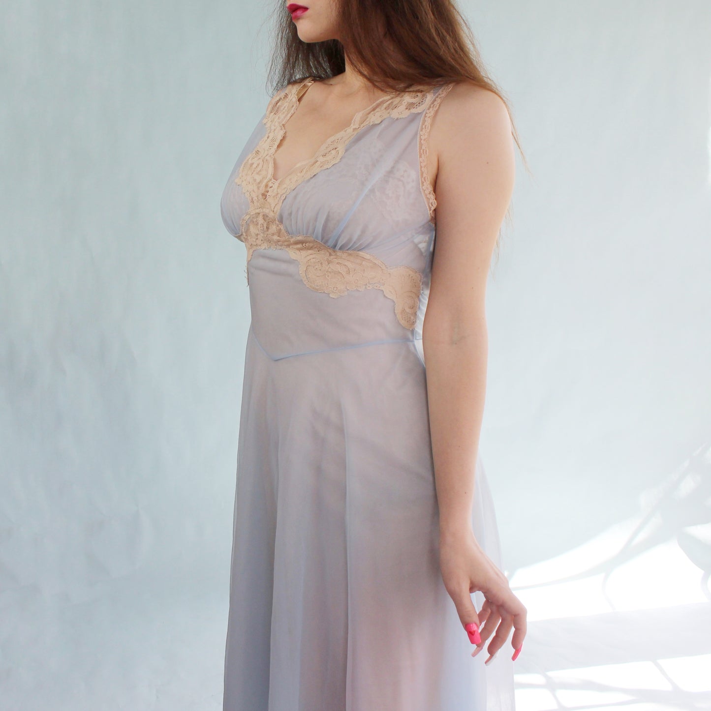 Vintage 60s Sheer Nightgown by Aristocraft