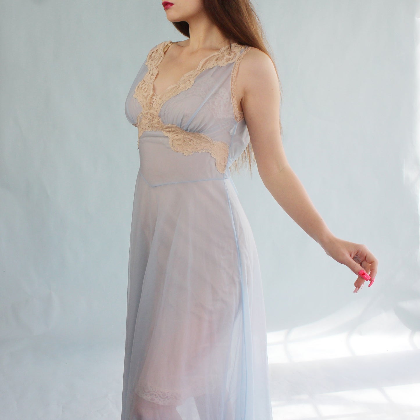 Vintage 60s Sheer Nightgown by Aristocraft