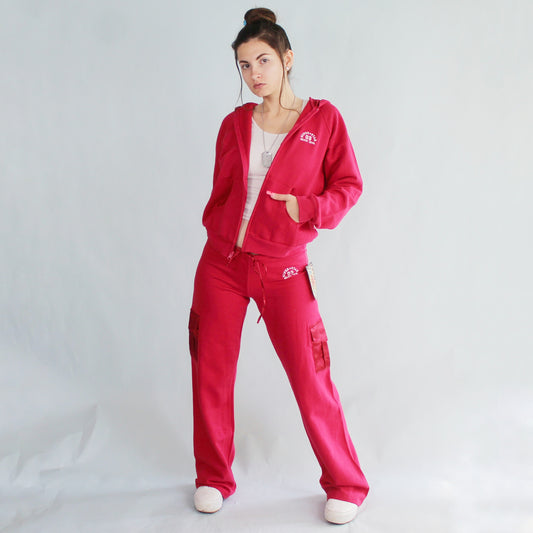 Red Vintage Y2k Mudd Sportswear Deadstock NWT Tracksuits