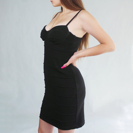 Vintage Y2k Bandage Dress by Moda Int'l