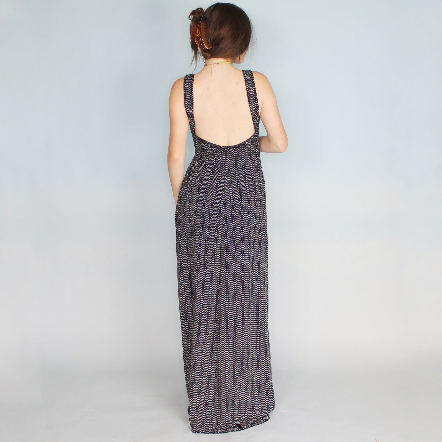Vintage 90s Glitter Maxi Dress from Ronni Nicole for Ouida Odd Faery Vintage 90s Glitter Maxi Dress from Ronni Nicole for Ouida Odd Faery