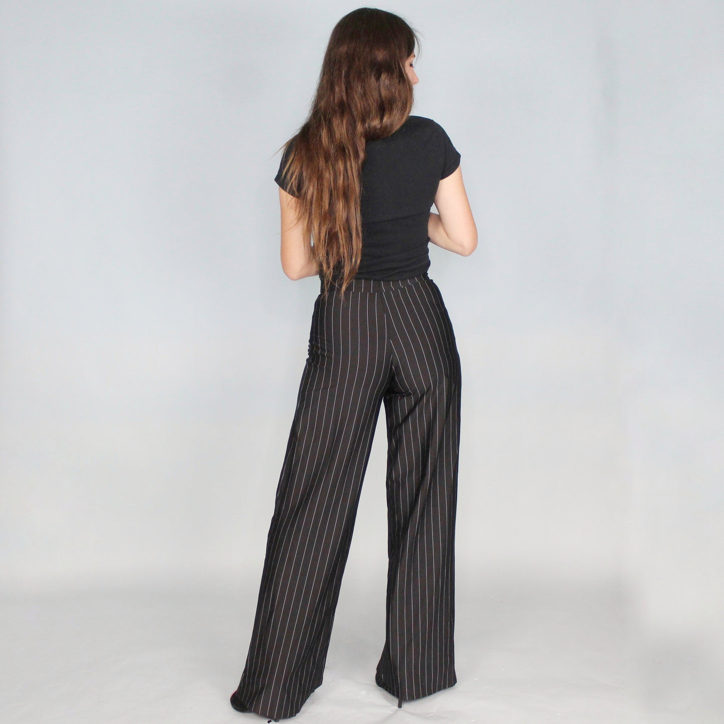 Vintage 80s High Waisted Wide Leg Slacks by Kelle