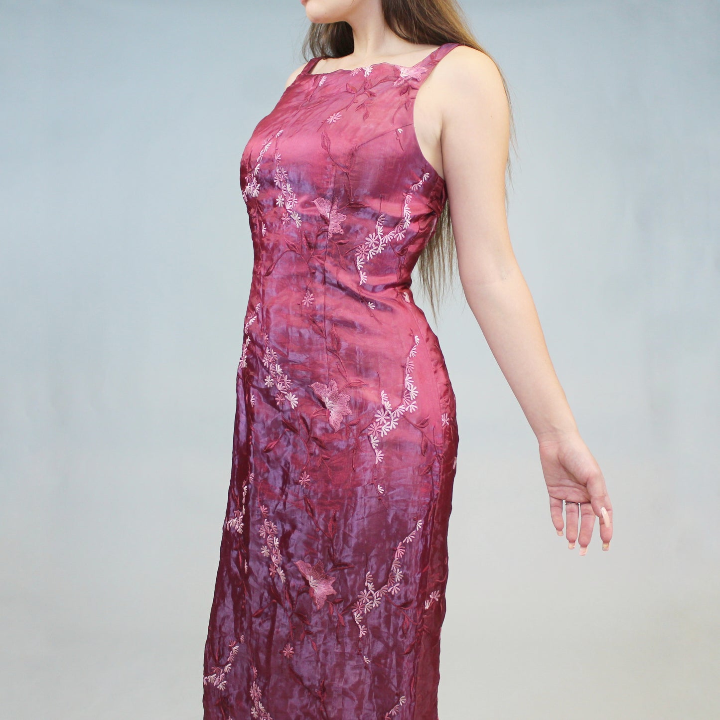 Vintage Y2k Iridescent Prom Dress by Charoa