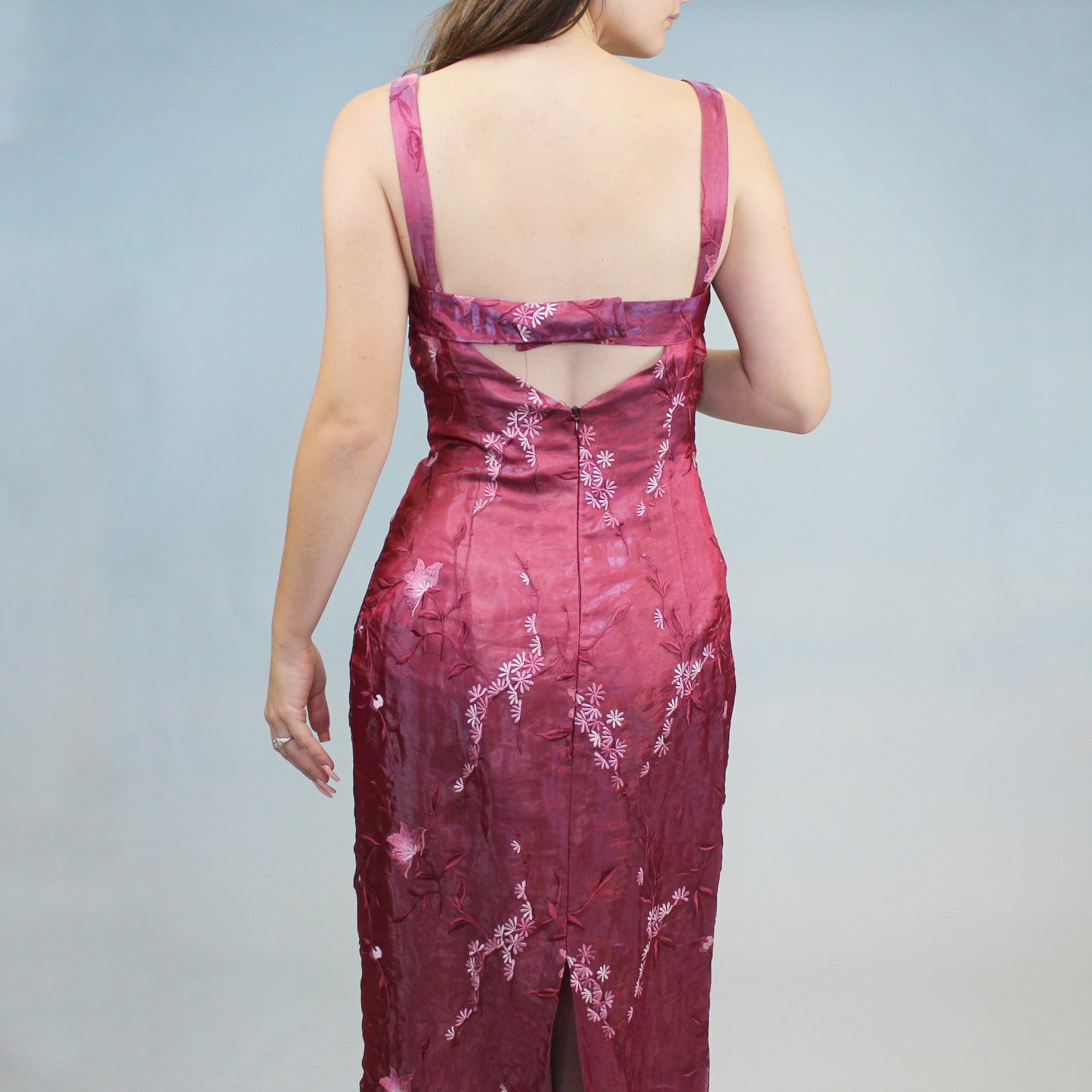 Vintage Y2k Iridescent Prom Dress by Charoa