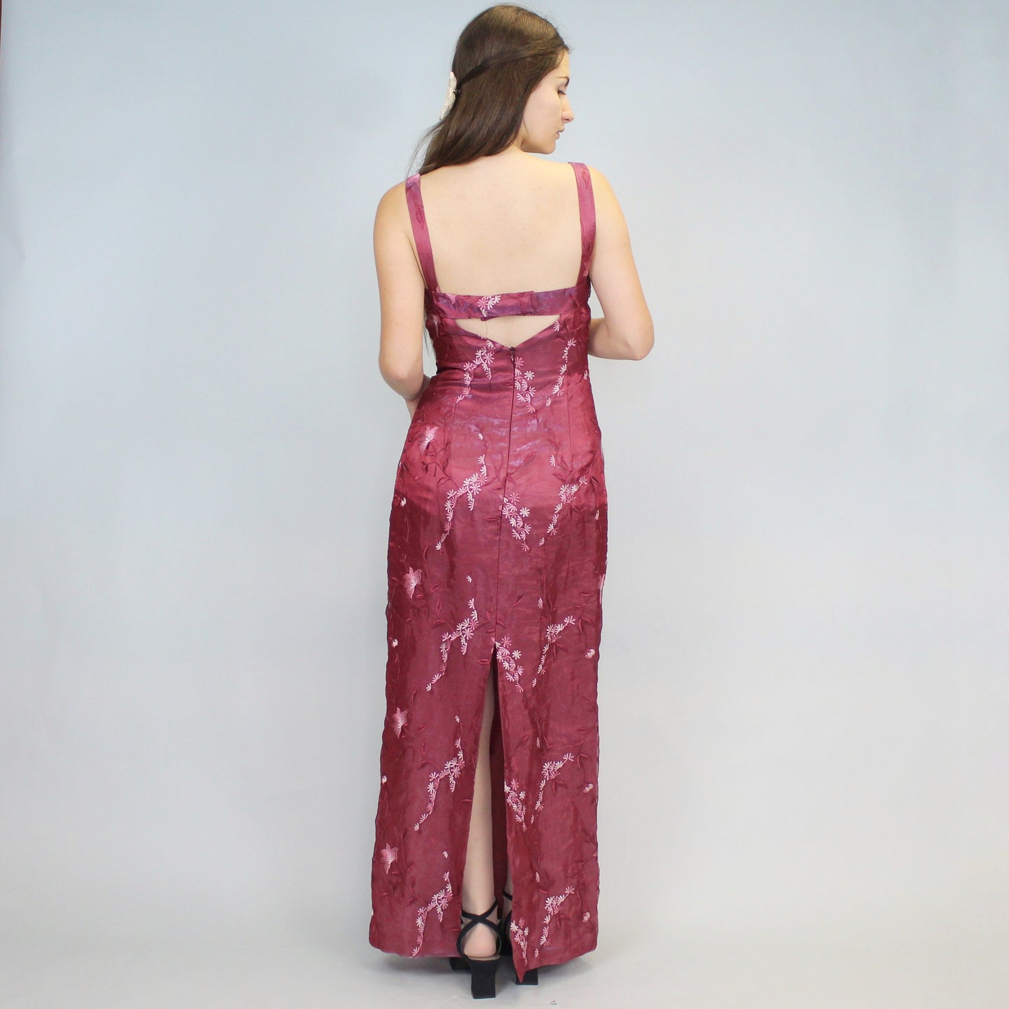 Vintage Y2k Iridescent Prom Dress by Charoa