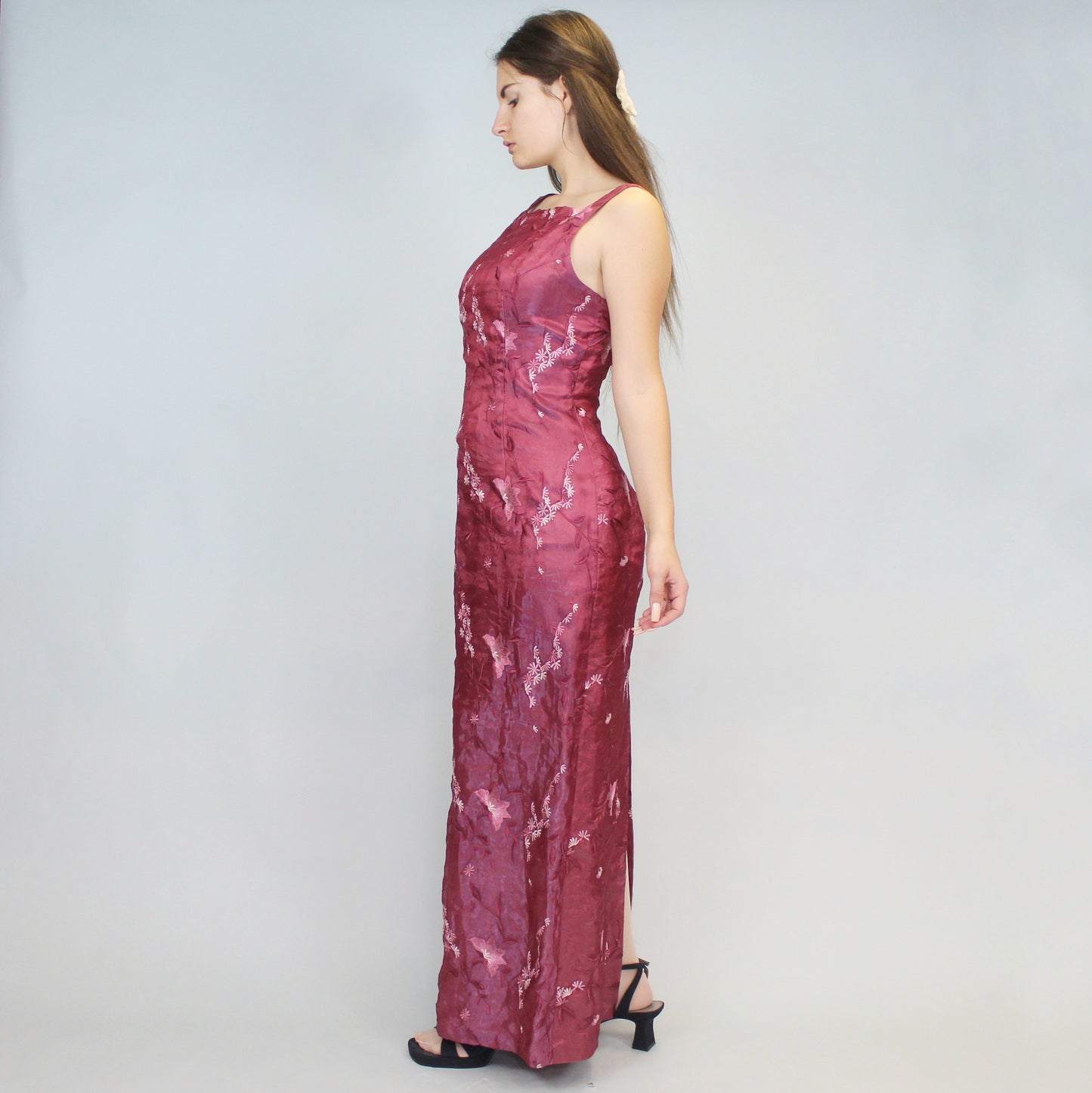 Vintage Y2k Iridescent Prom Dress by Charoa