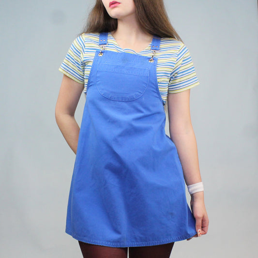 Vintage Y2k Tee & Overall/pinafore dress by Christie Brooks