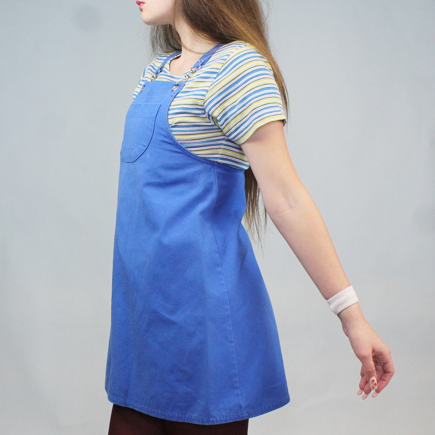 Vintage Y2k Tee & Overall/pinafore dress by Christie Brooks