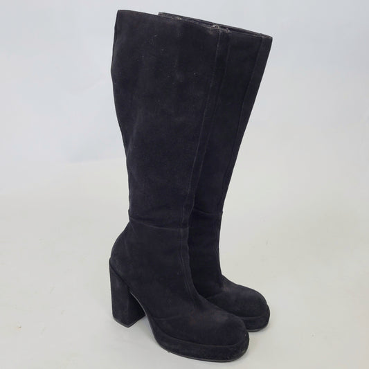 Vintage 90s Chunky Platform Boots by 9 & Co.
