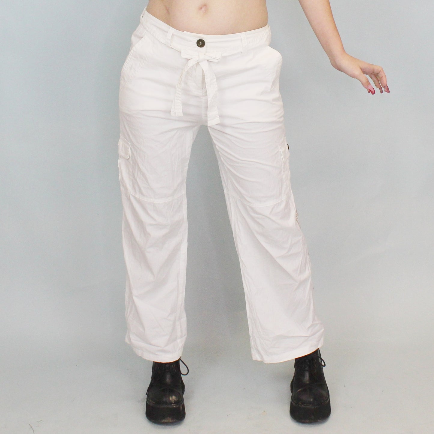 Vintage Y2k Low Rise Cargo Pants by AB Studio