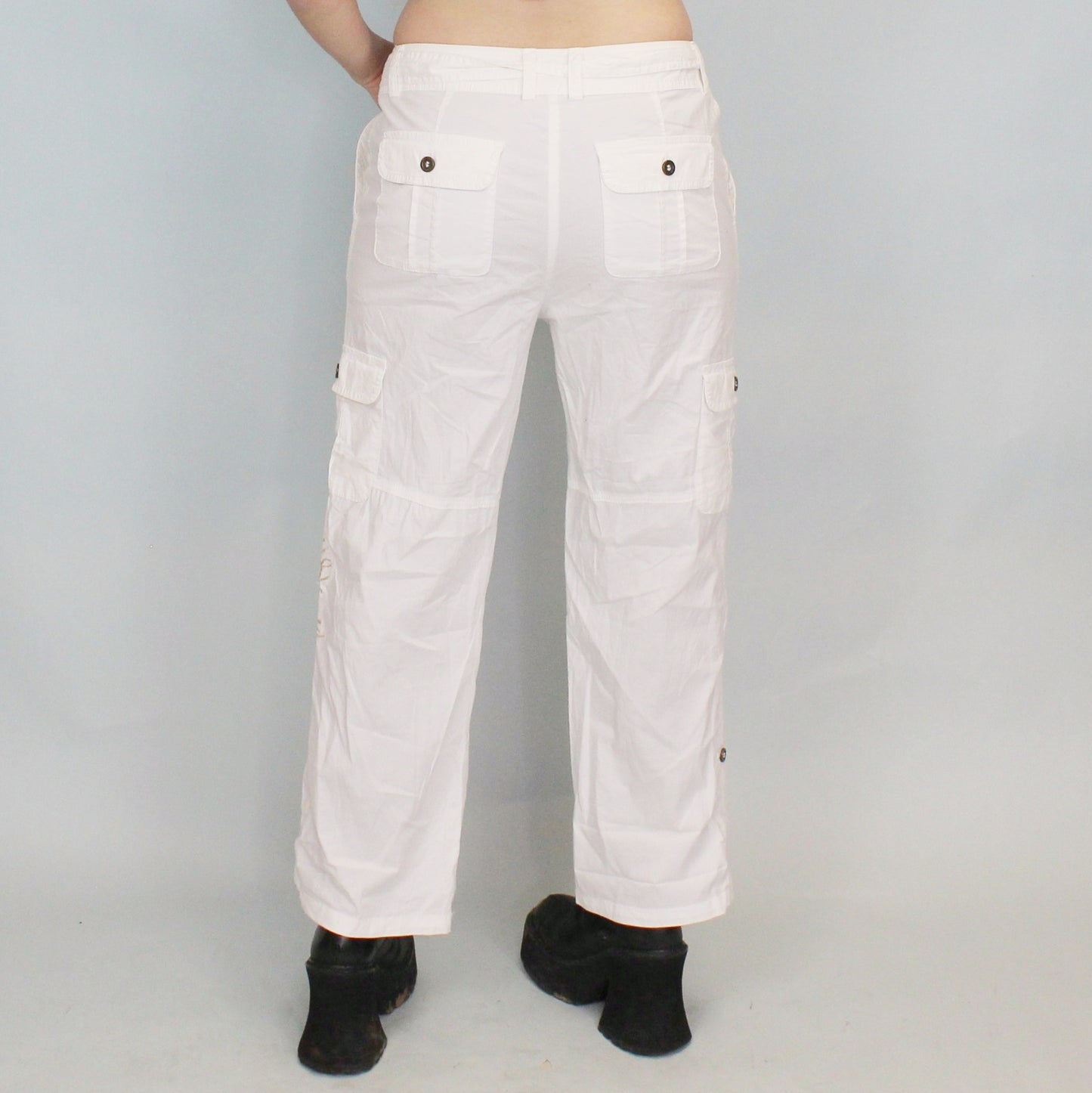 Vintage Y2k Low Rise Cargo Pants by AB Studio