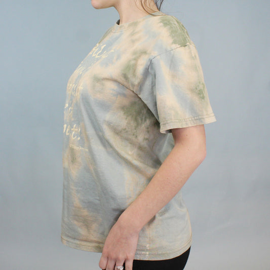 Upcycled Bleach Dyed Jeep T-shirt by Gildan