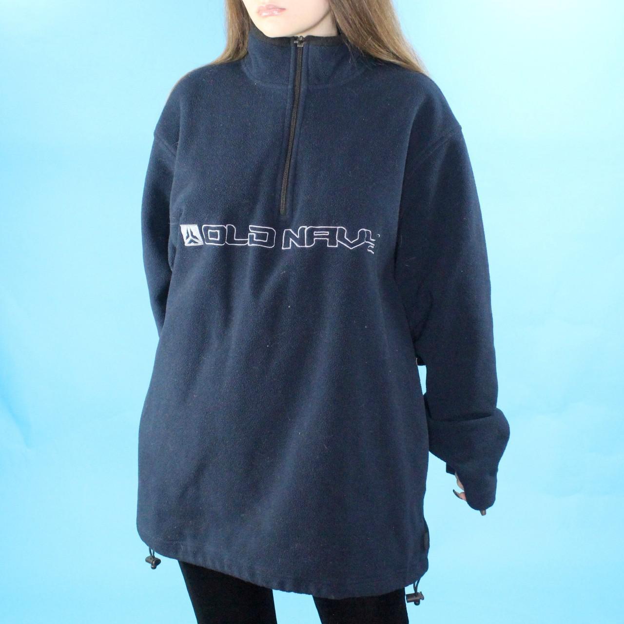 Vintage Y2k Quarter Zip Fleece Sweatshirt by Old Navy