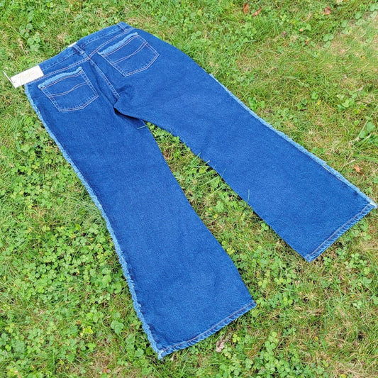 Vintage 90s Deadstock Flare Jeans by Pure Gold 13