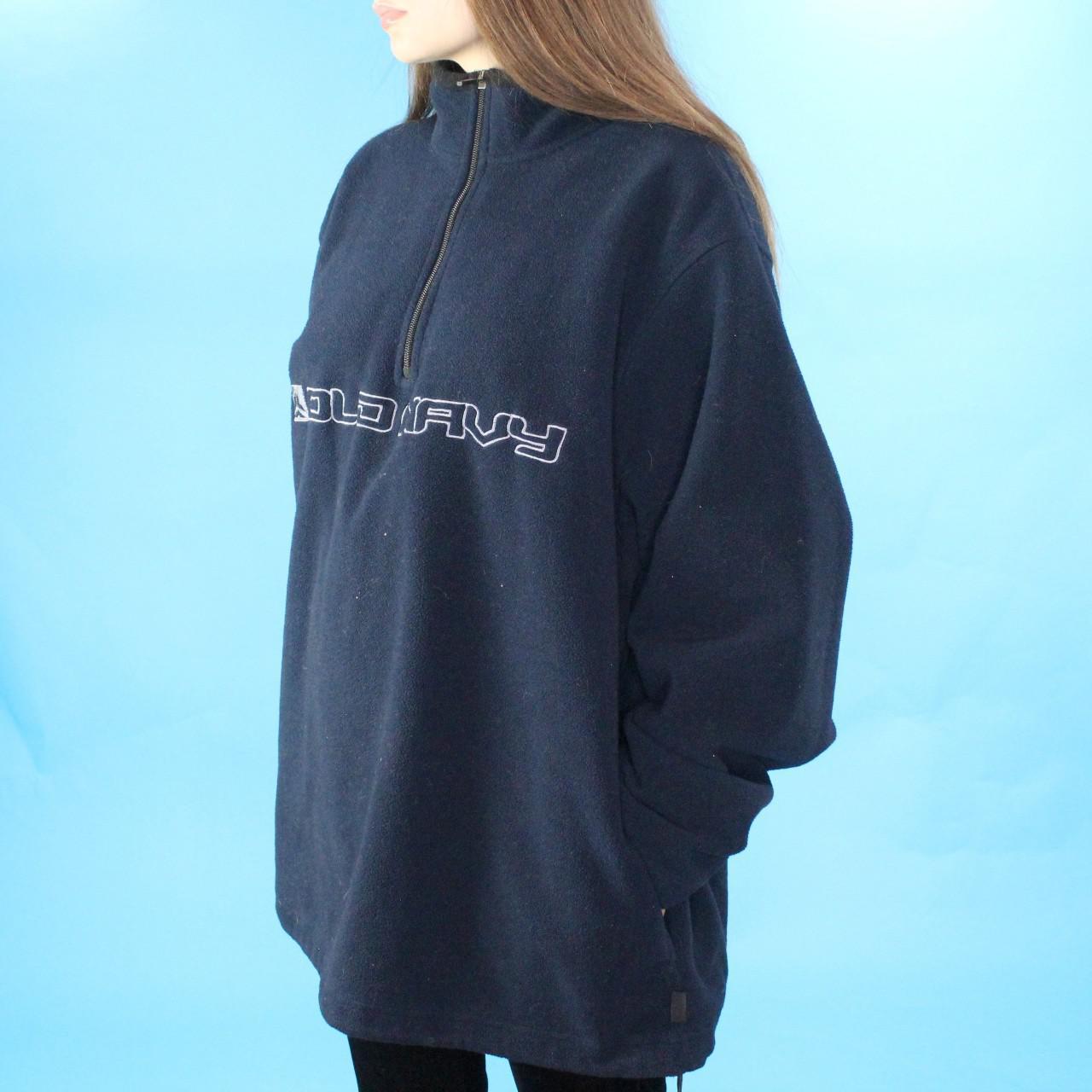 Vintage Y2k Quarter Zip Fleece Sweatshirt by Old Navy